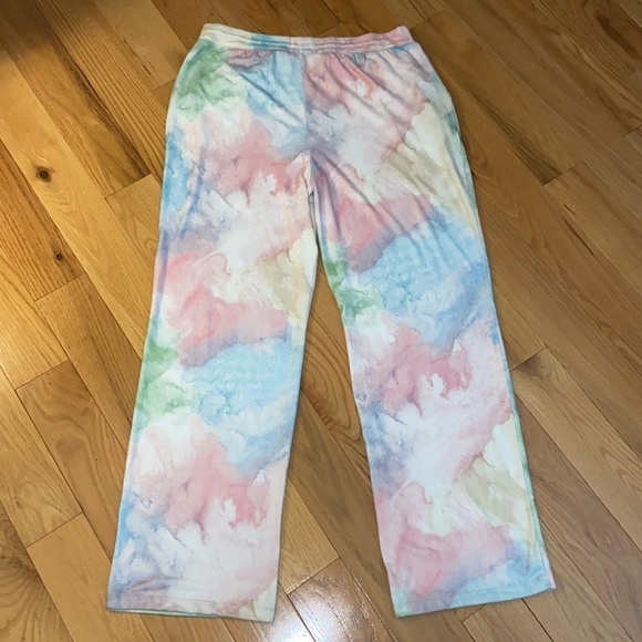 NWOT PJ Salvage Soft Knit Watercolor Lounge Pant in size XL - Picture 5 of 8